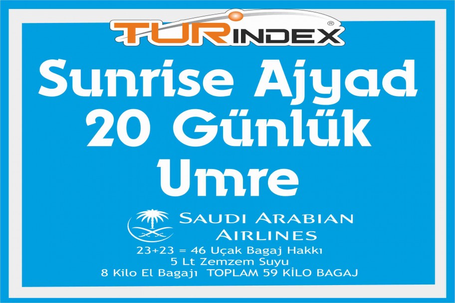 4 KASIM TURU Sunrise Ajyad Otel 20G - 4 kasım Turu